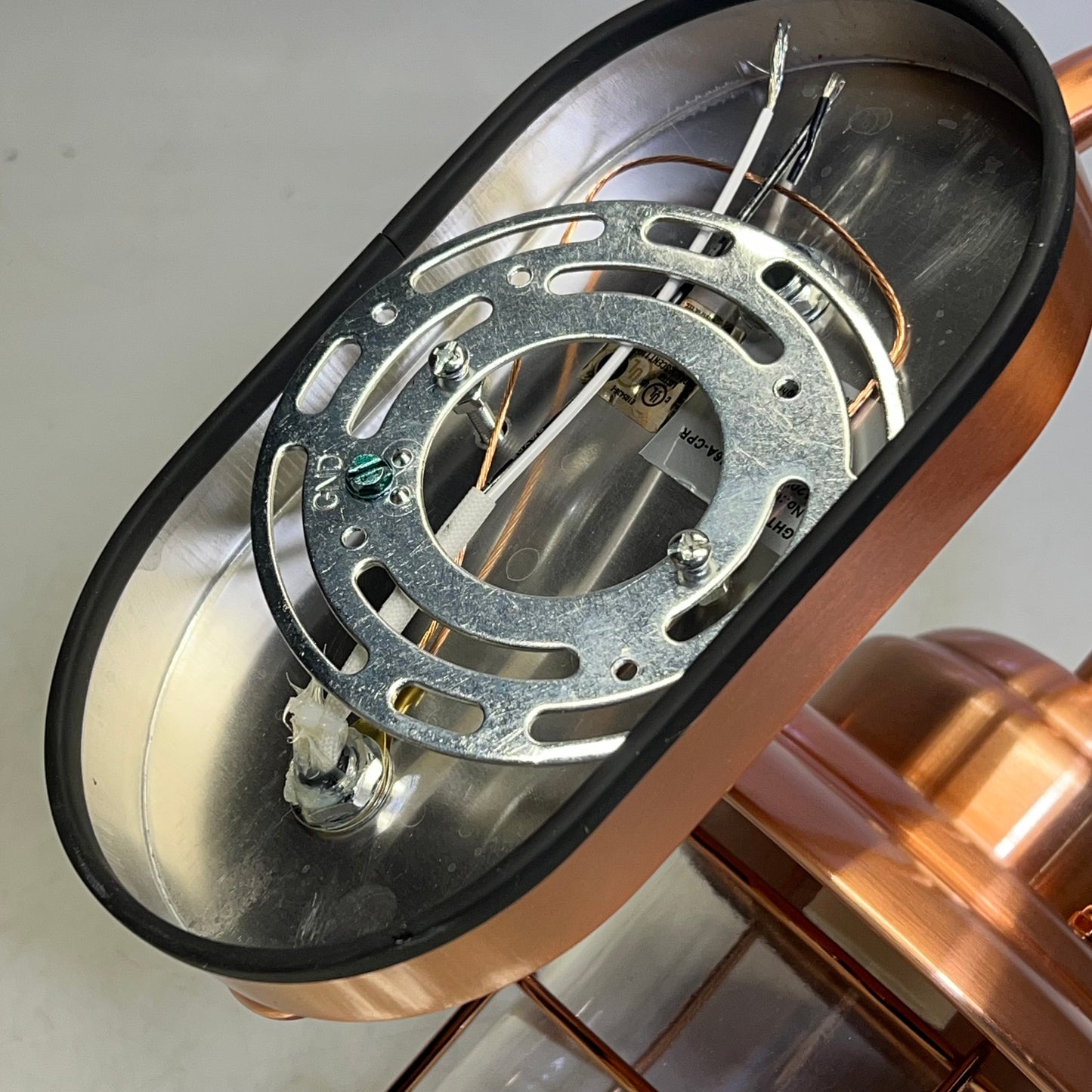 AQ LIGHTING Indoor/Outdoor LED Entry Wall Sconce 4.5W  Shiny Copper HL346A-CP