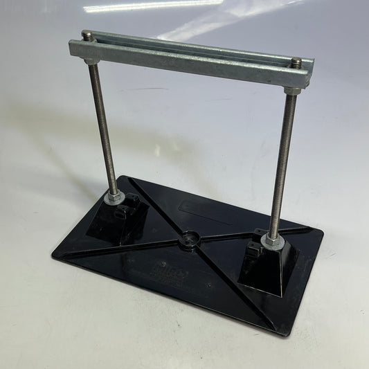 MIRO 12 Base Strut 12 Strut Rooftop Pipe Support 9"x15 1/4" Black 12-BS-12