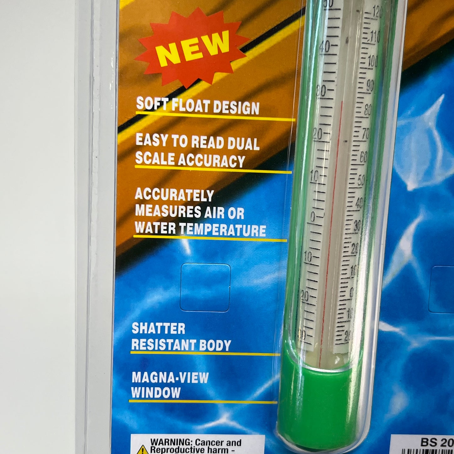 ZA@ BLUE TORRENT  Felix the Frog Floating Thermometer for Pool & Spa Green BS20494