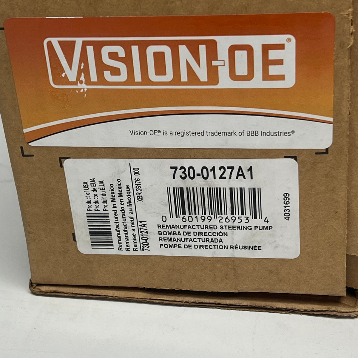 VISION - OE Remanufactured Power Steering Pump Black 730-0127A1