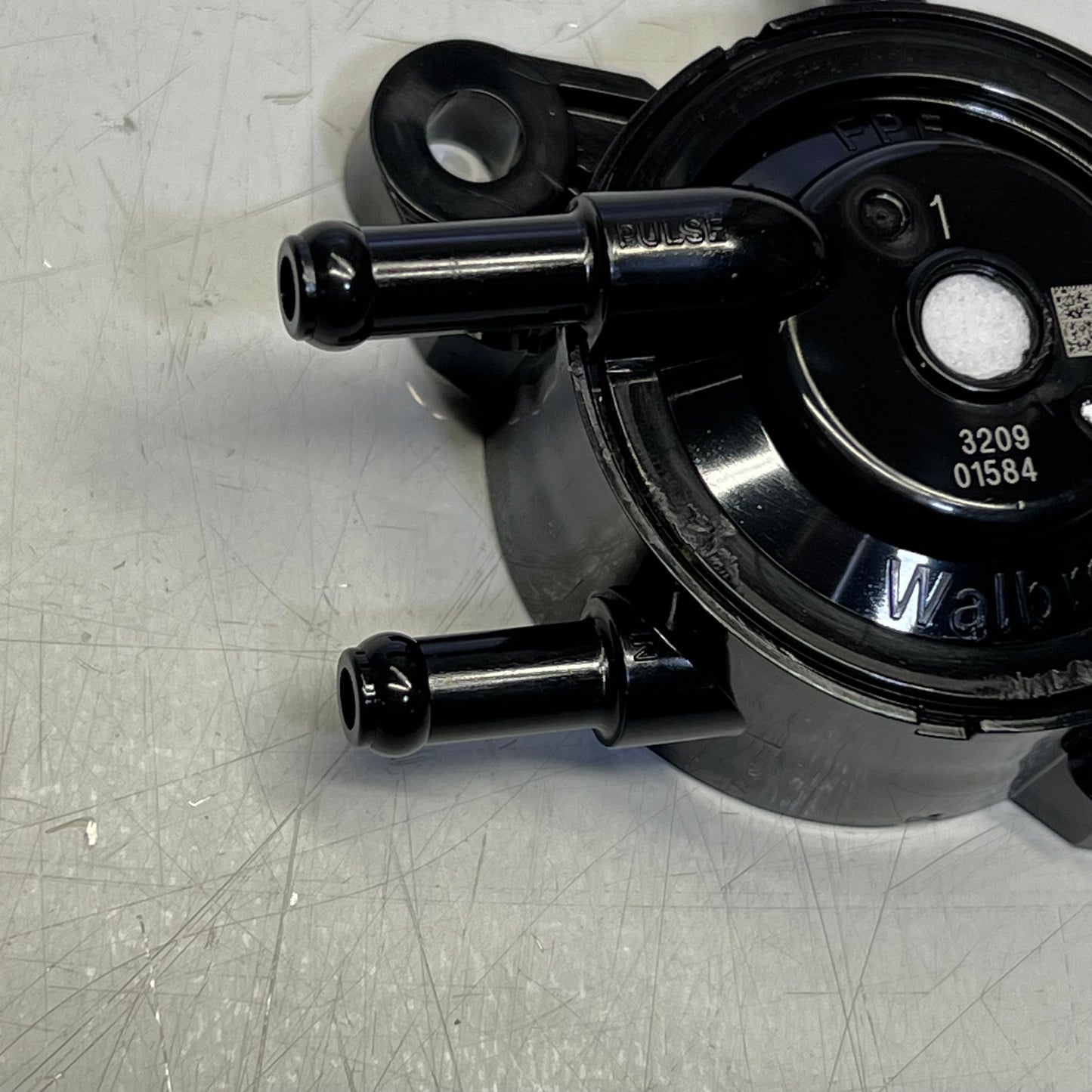 EZGO SVC Fuel Pump Pulse Genuine OEM Fits 1/4" Fuel Line Black 602061