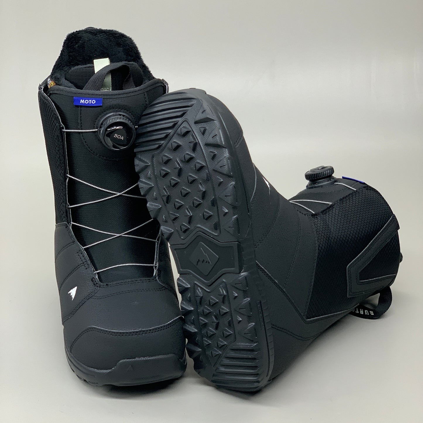 BURTON Moto Boa All Terrain Lightweight Snowboard Boot Black Sz Mens 11 13176104001