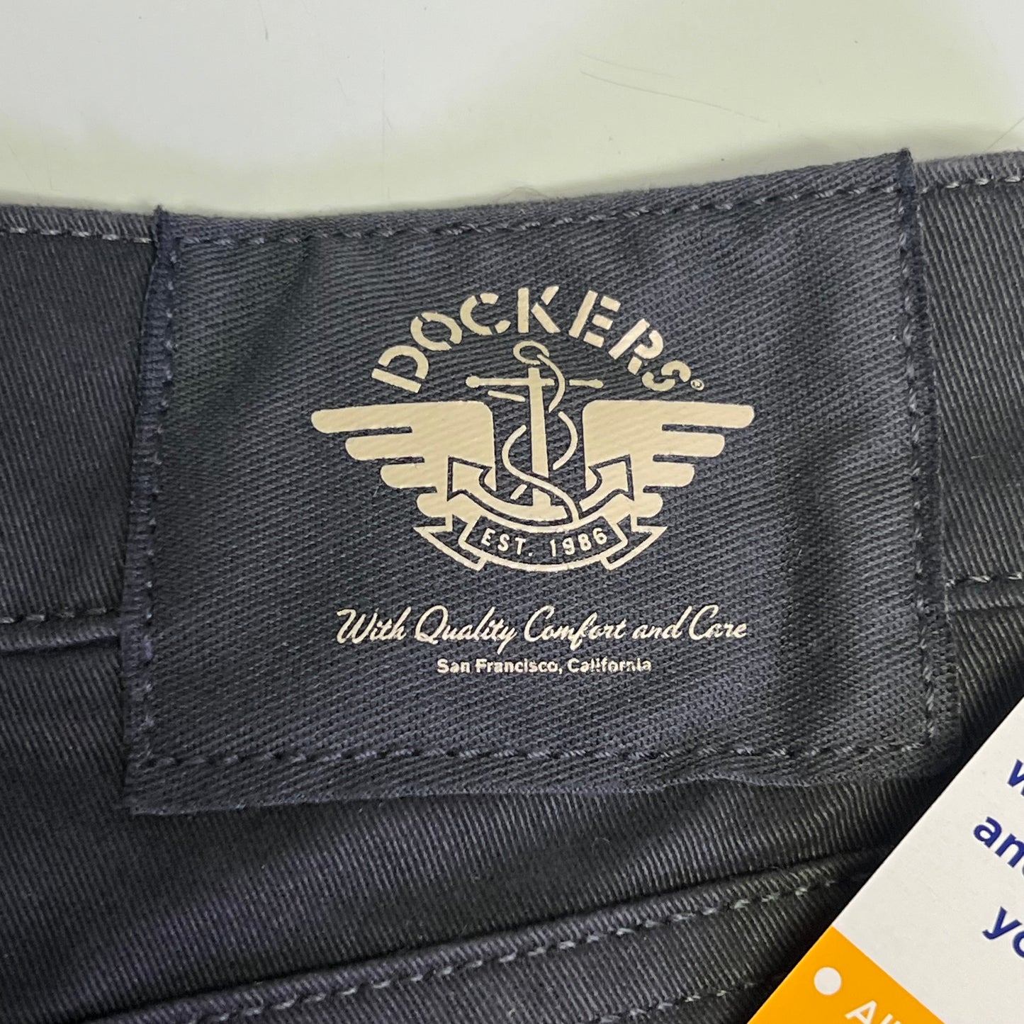 DOCKERS All Seasons Tech Straight Fit Jean Cut Pant Men's Sz 38x32 Steelhead