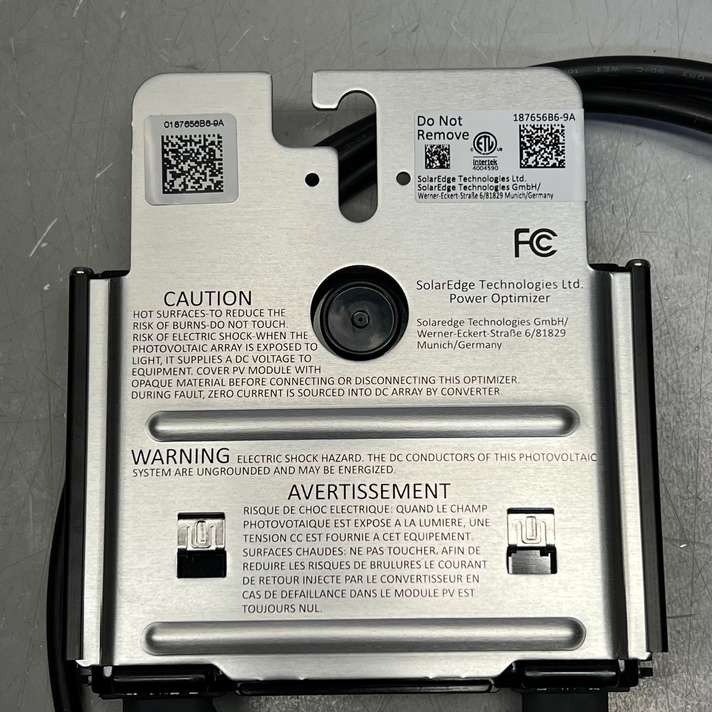 SOLAR EDGE S Series Power Optimizer Rated For 440W/60V 15 Amp S440-1GM4MRM