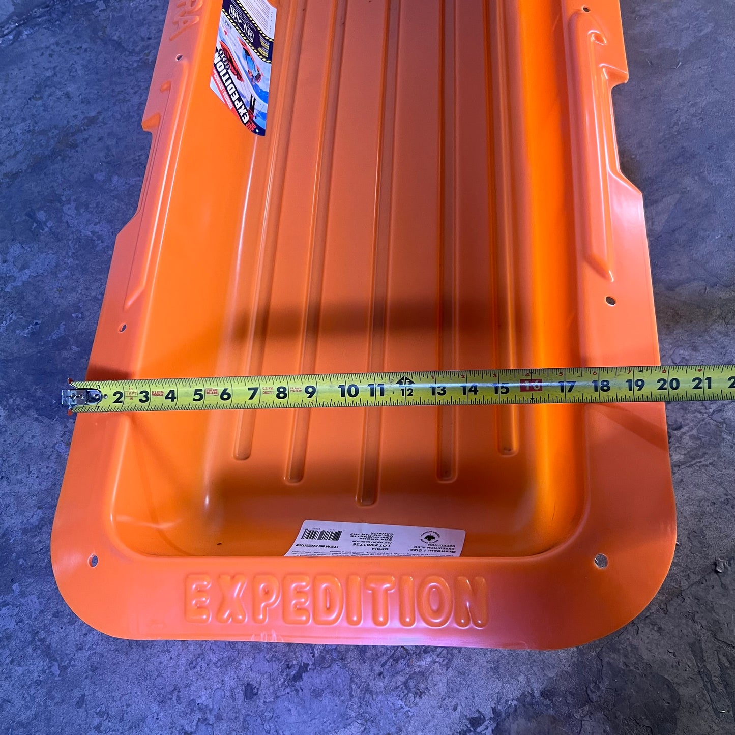 ERAPRO PARIS 960 Expedition Sled 57"L x 20"W Orange 061725
