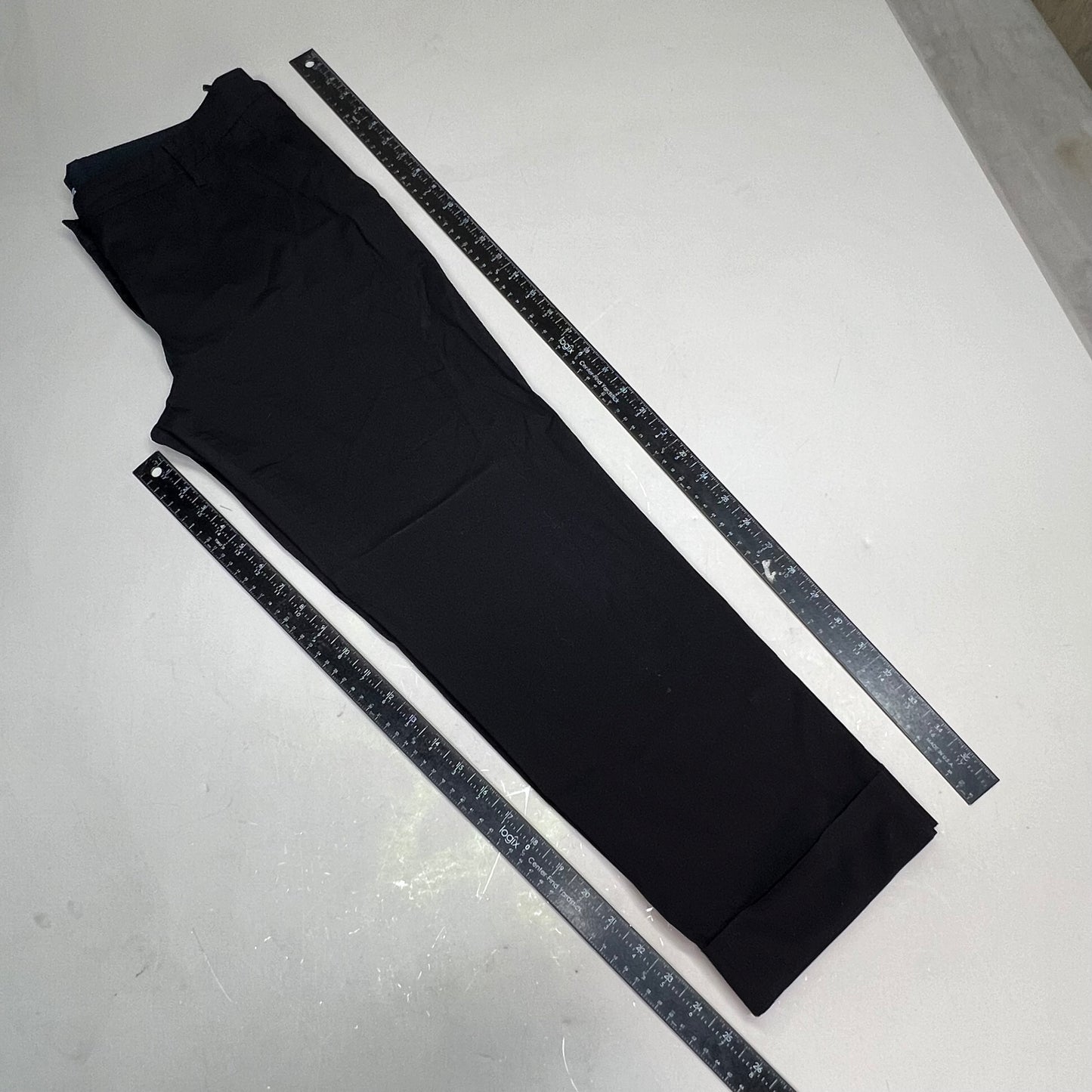 PRADA Milano Pants 78% Cotton 10% Nylon 3% Elastane Sz 46 Black