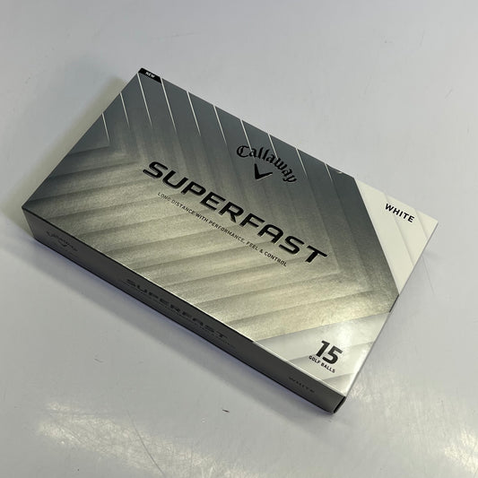 CALLAWAY (SET OF 15) Super Fast High Speed Core HEX Aerodynamic Standard White