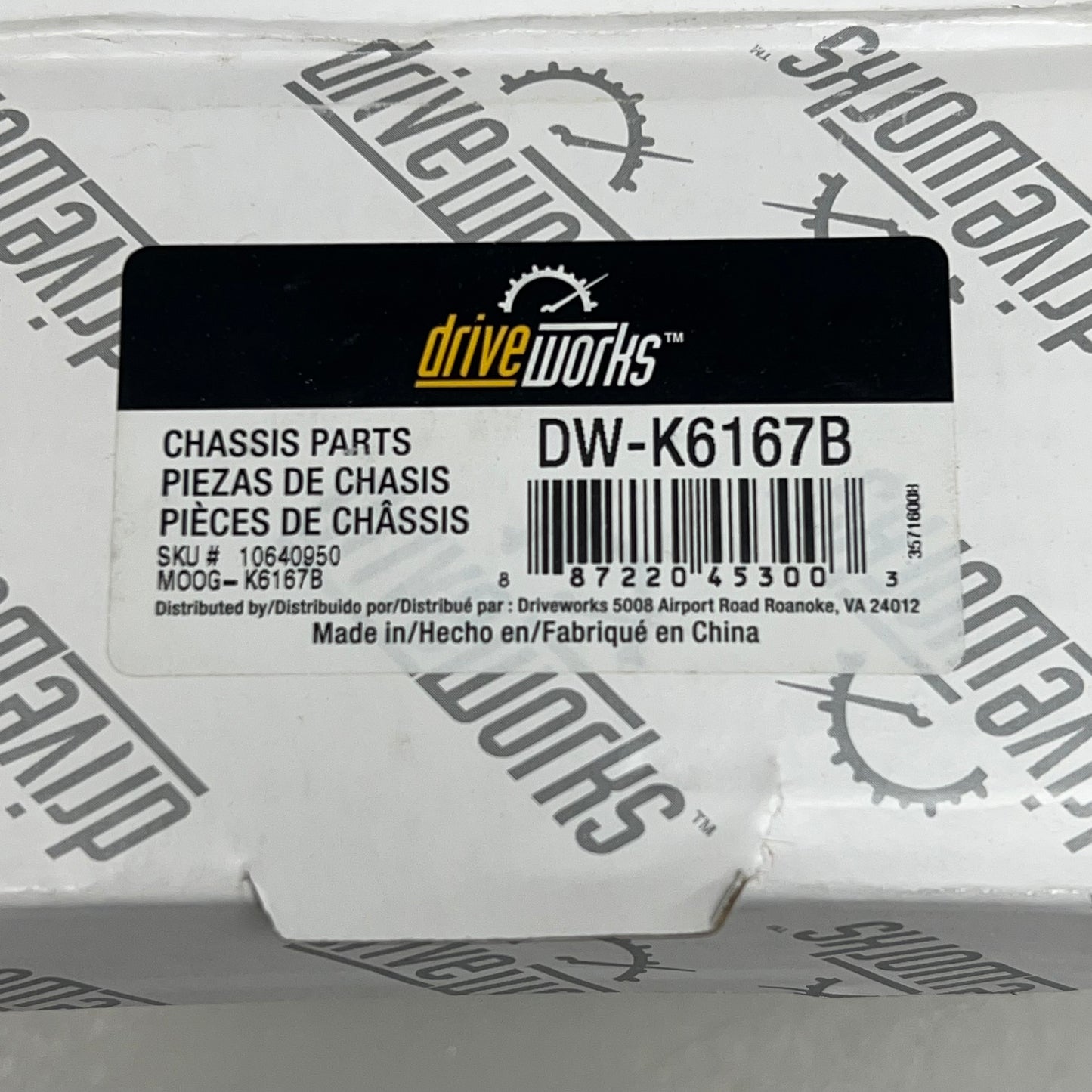 MOOG Drive Works Front Sway Bar To Control Arm Bushings 27mm Blue K6167