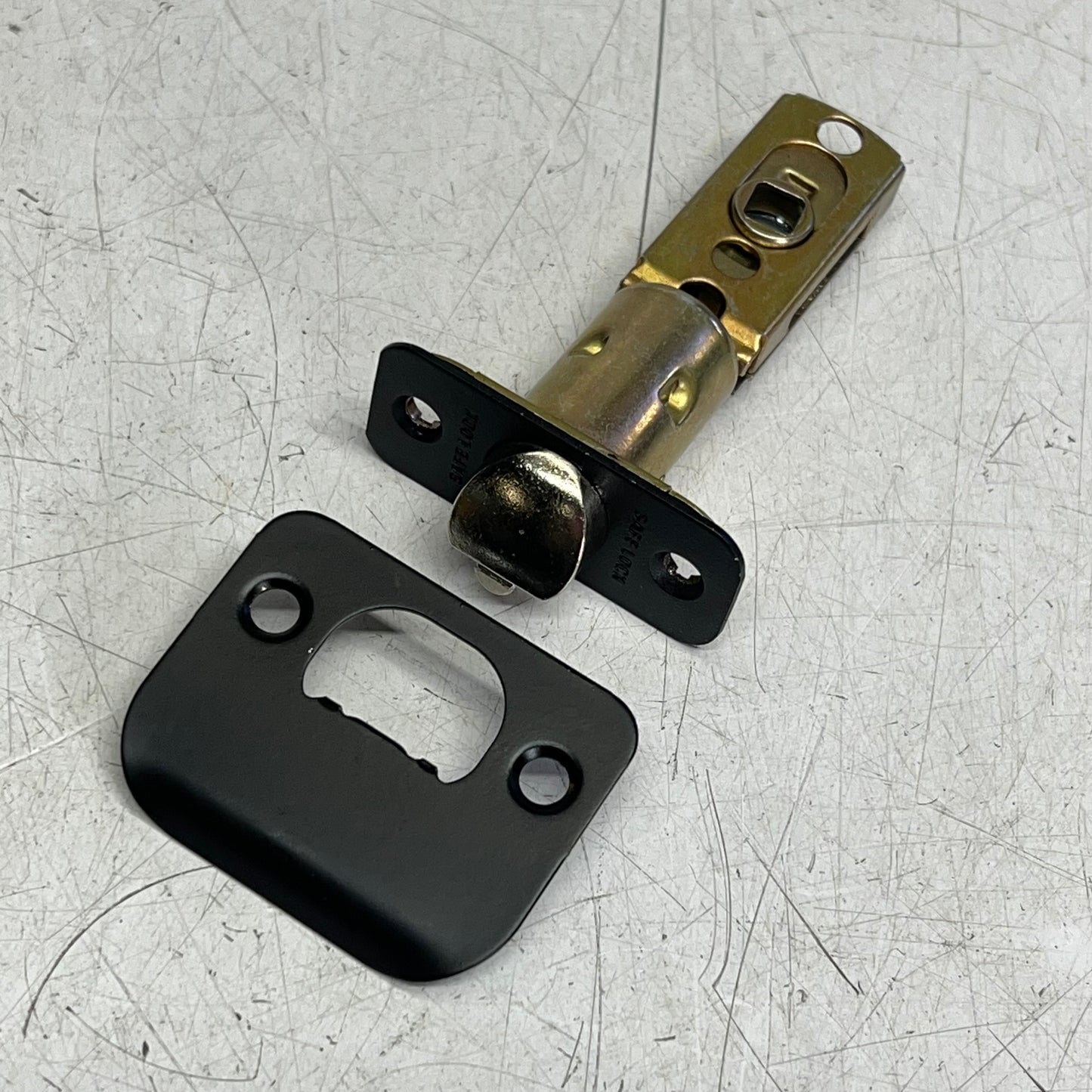 KWIKSET Daylon Entry Levers Safe Lock Adjust Backset Matte Black 9SL60000-024