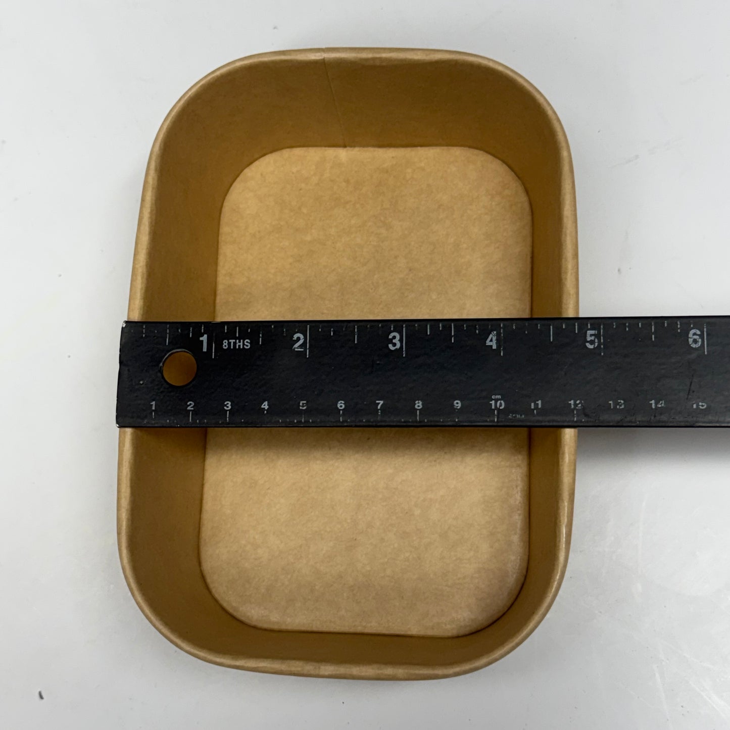 ZA@ CHOICE (300 PACK) 24 oz. Rectangular Kraft PE-Lined Microwavable Take-Out Container AC-24OZRECT-KRAFT (New Other, Distressed Box)