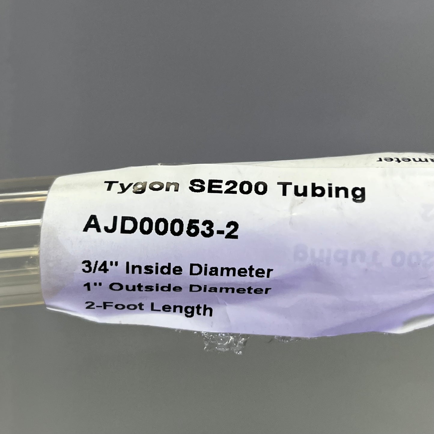 MASTERKLEER PVC Pvc Tubing Clear Sz 2' L x 3/4" inside x 1"Outside AJD00053-2
