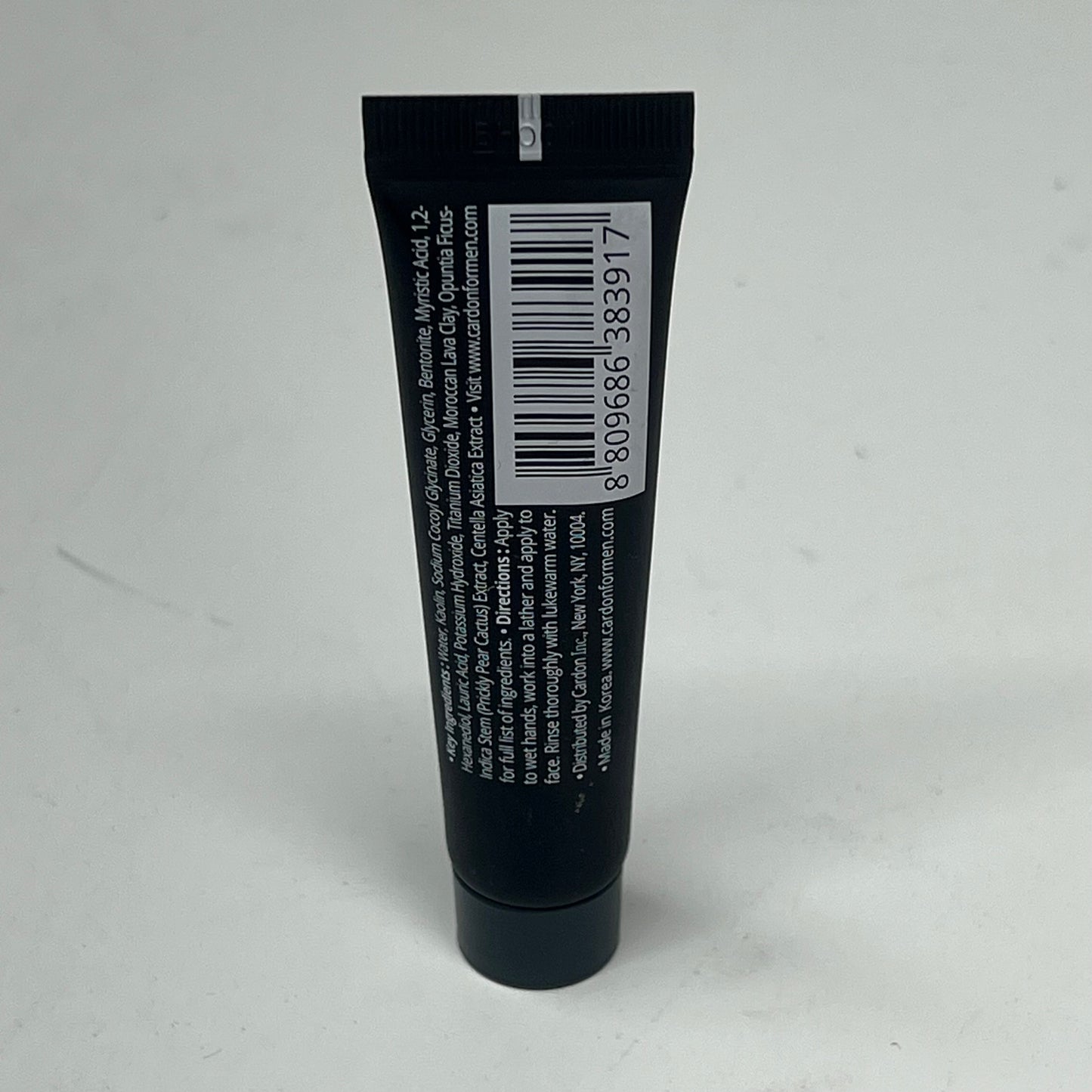 CARDON (7 PACK) Purifying Clay Facial Cleanser for Men Travel Size 0.5fl oz