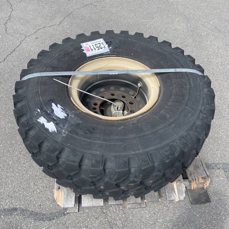 MICHELIN XZL 16.00R20 Military Off-Road Tire on Wheel (Good)