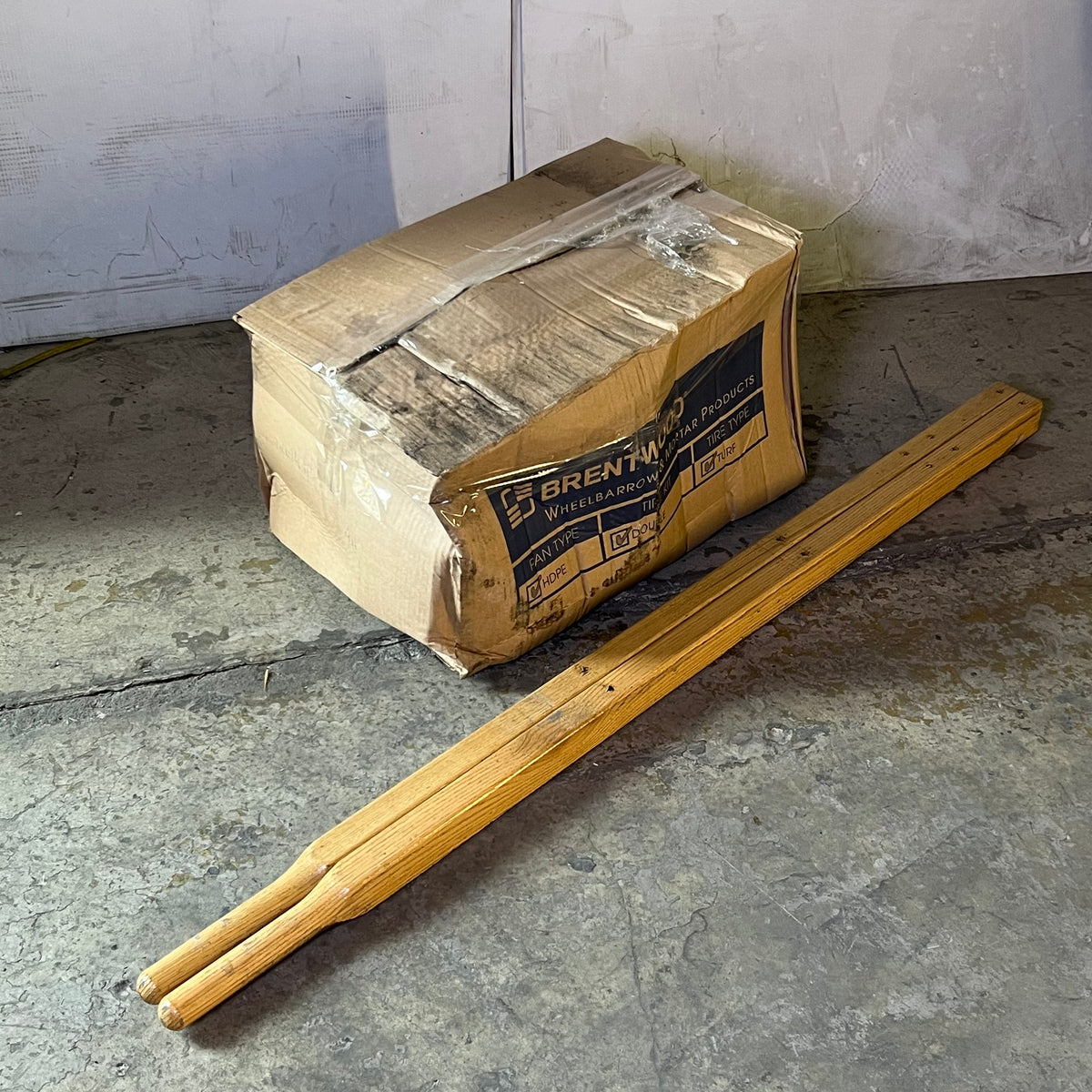 BRENTWOOD Heavy Duty Wheelbarrow Replacement Parts & Assembly Kit ACWB20489 (New Other, Distressed Box)