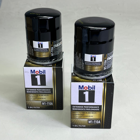 MOBIL 1 (2 PACK) Engine Oil Filter Extended Performance Black M1-110A
