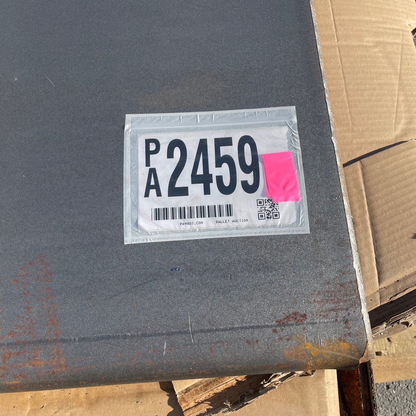 Z@ TITAN ATTACHMENTS Universal Quick-Tach Mount Plate 164100 (AS-IS, Rust)