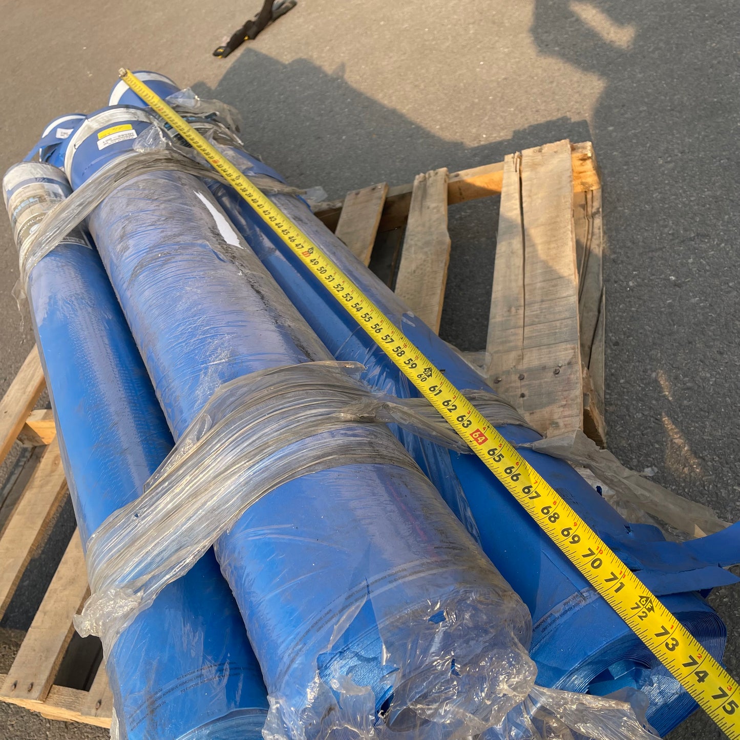ZA@ Pallet of SENTINEL Protect Plus Underlayment Rolls, 2 rolls 600’, 1 roll 300’, 1 roll 100’ (AS-IS)