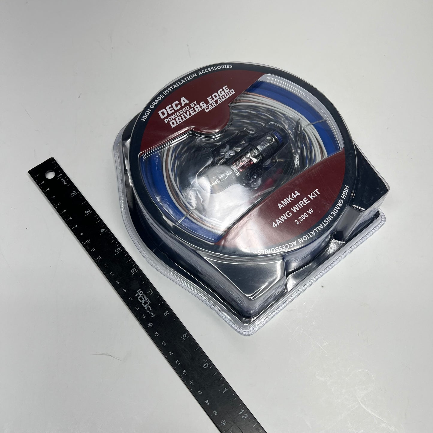 DECA Powered by Drivers Edge Car Audio Wire Kit  4AWG 2,200W Blue