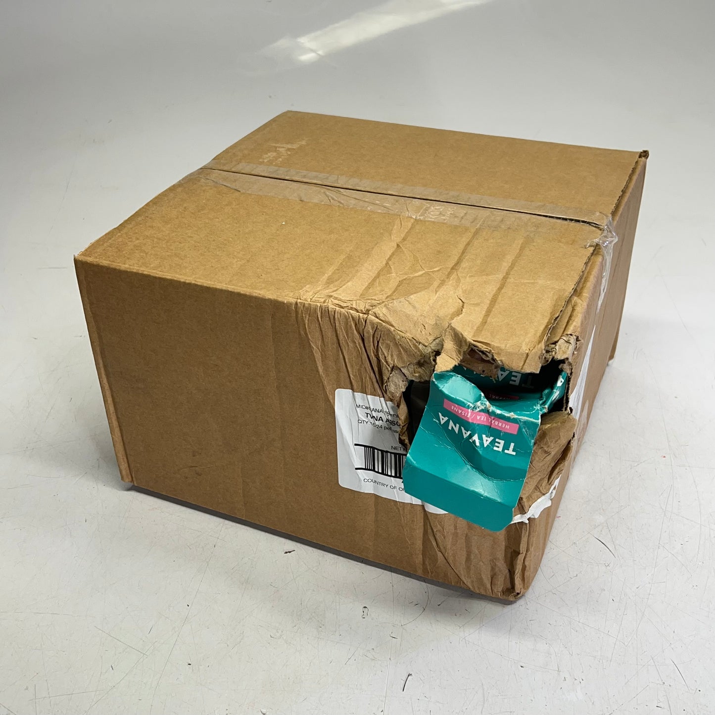 ZA@ STARBUCKS Teavana (16 PACK) 8 Kinds of Assorted Black & Herbal Teas (24 -1.3g bags per Box) BB 03/27 (Damaged)