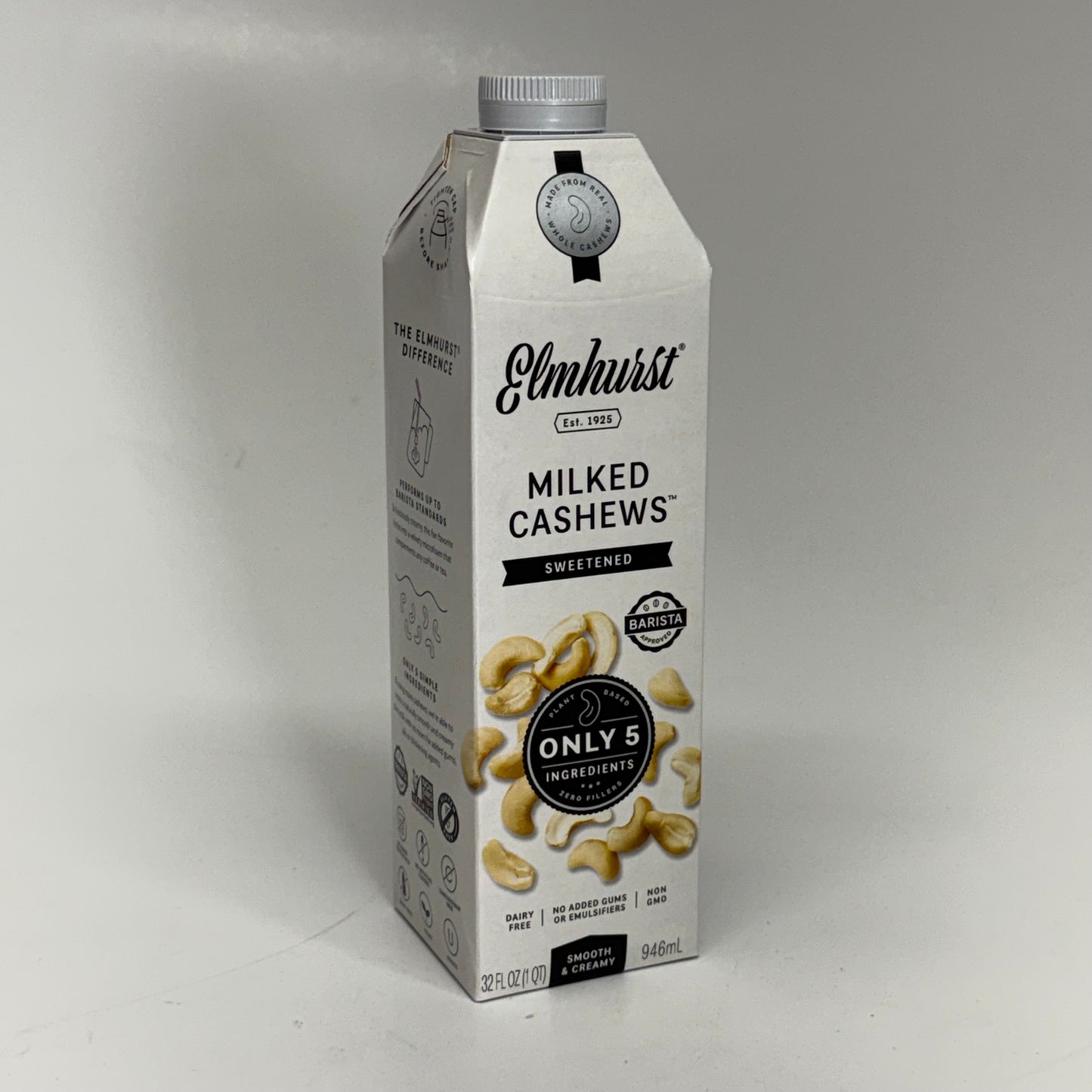 ELMHURST (6 PACK) Milked Cashews 32 fl oz. BB 11/26