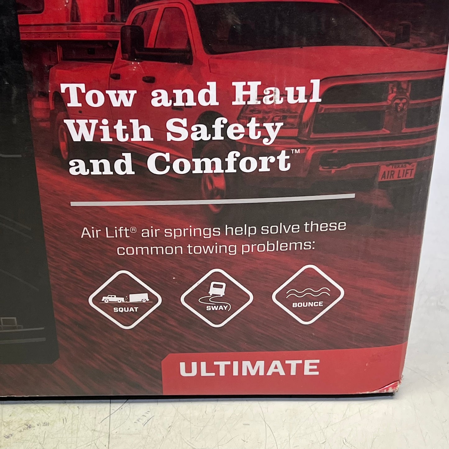 AIR LIFT 5000 Ultimate Adjustable Air Springs Kit up to 5,000 lbs Black 88255