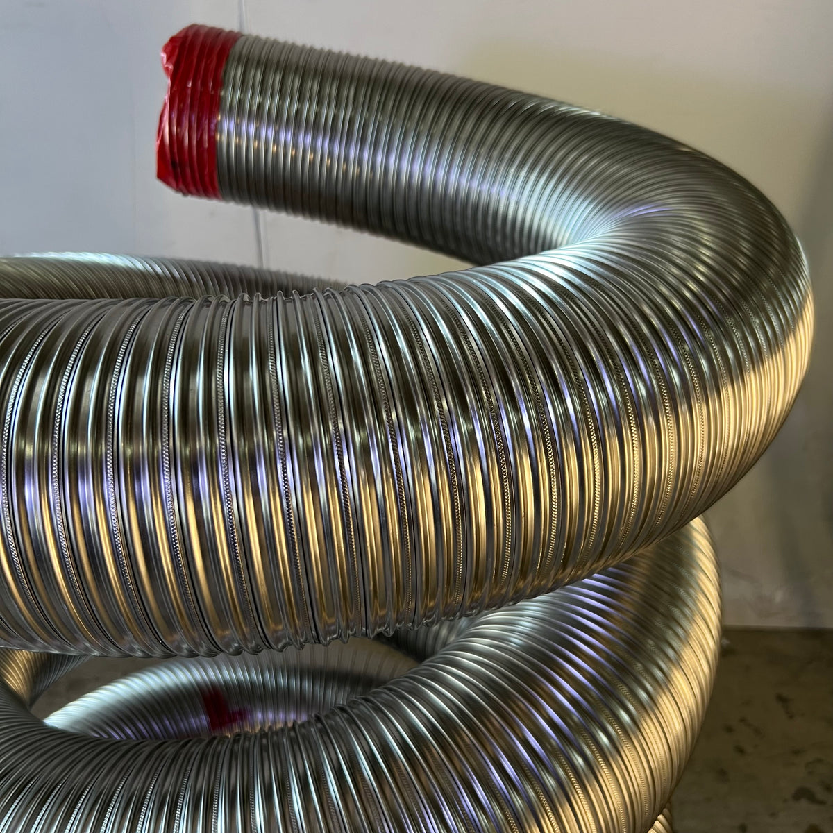 M-FLEX Smoothwall Flexible Chimney Liner Insert Kit 6"x 25' Chrome SW625BK