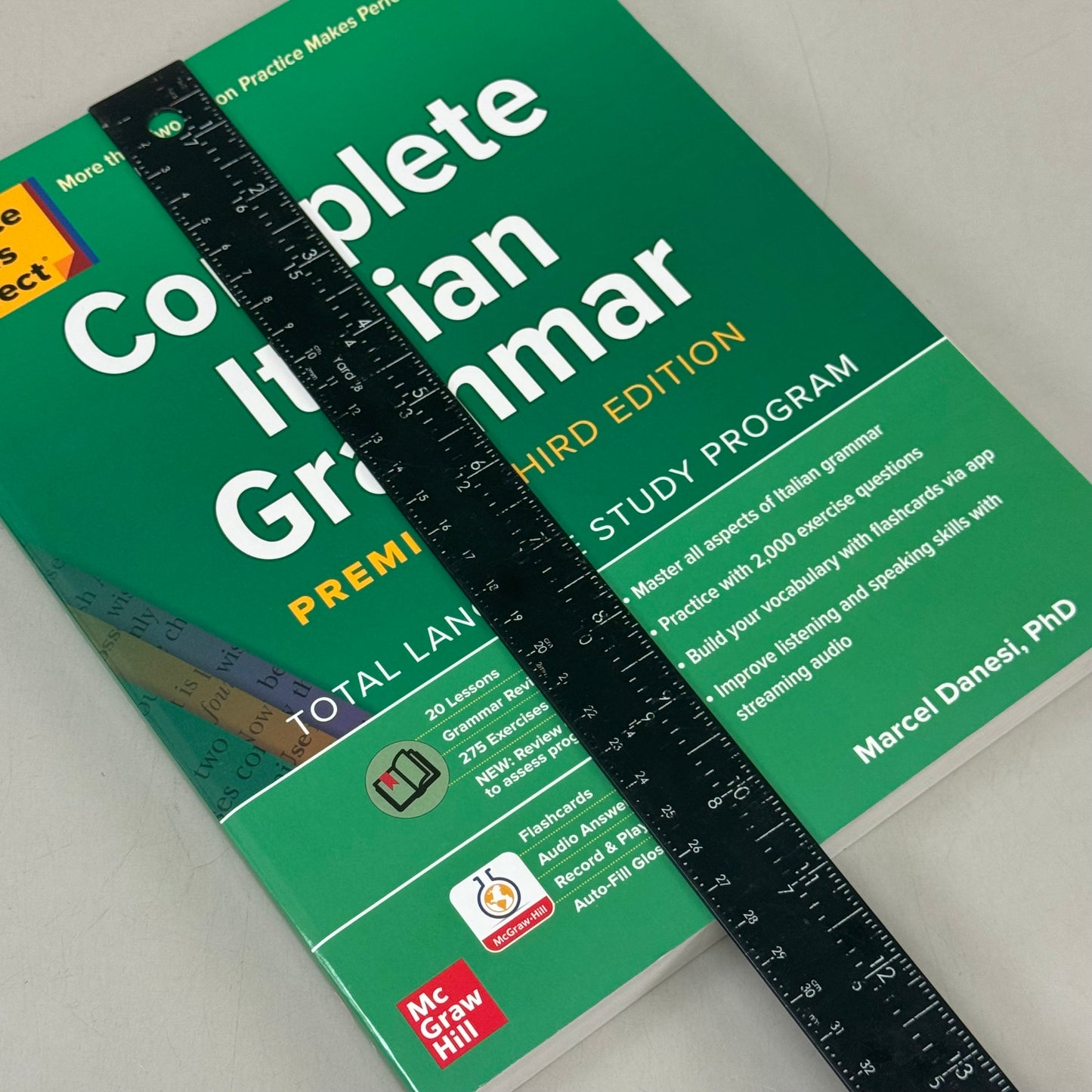 MC GRAW HILL Marcel Danesi Complete Italian Grammar Third Edition 360 Pages