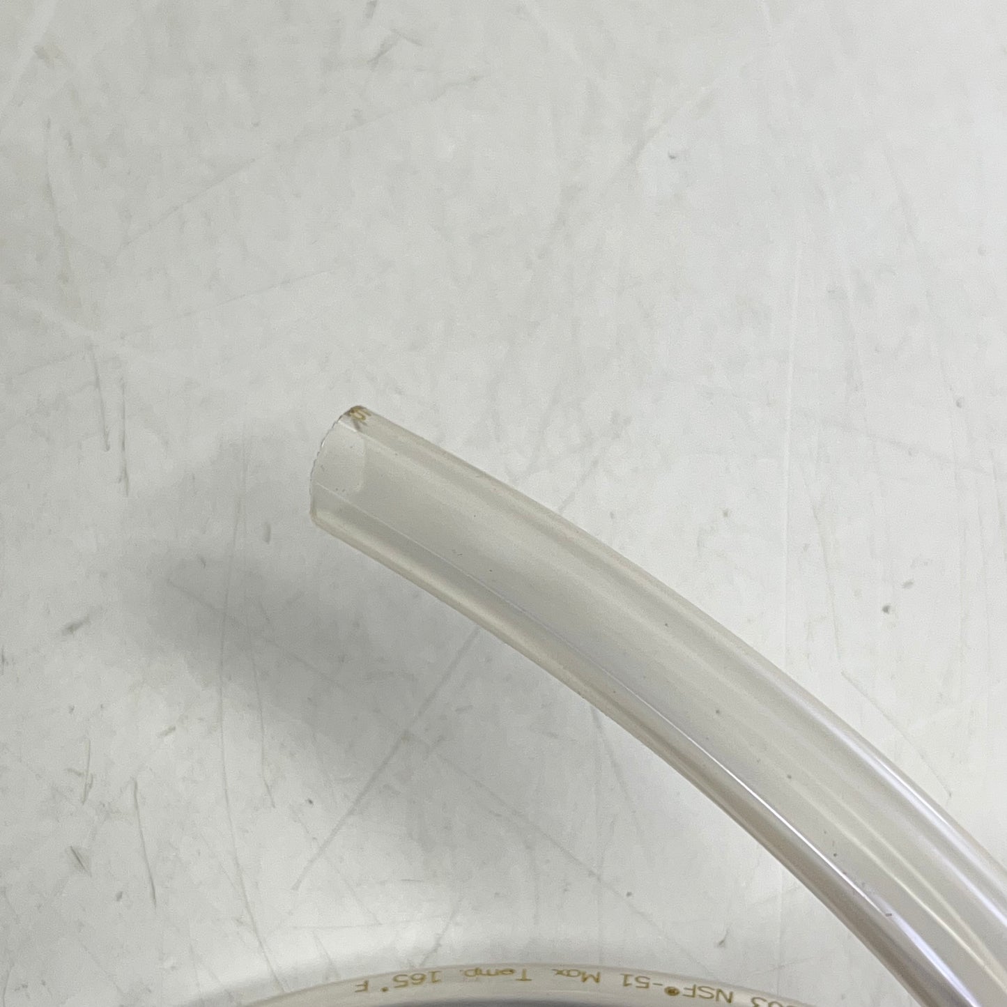 SAINT GOBAIN Tygon Flexible Laboratory Tubing 1/2"I.D. 5/8"O.D. 5' Clear E-36|03