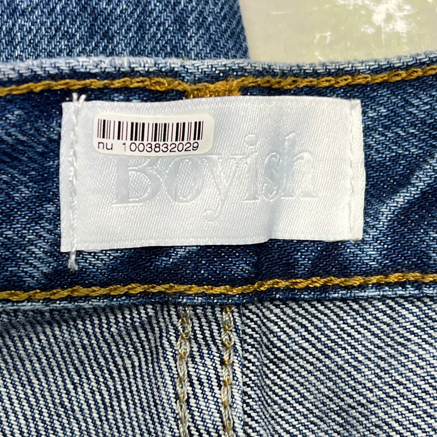 BOYISH BY HER Straight Leg Pant Classic Women's Sz 26 Freaks (Medium Washed)