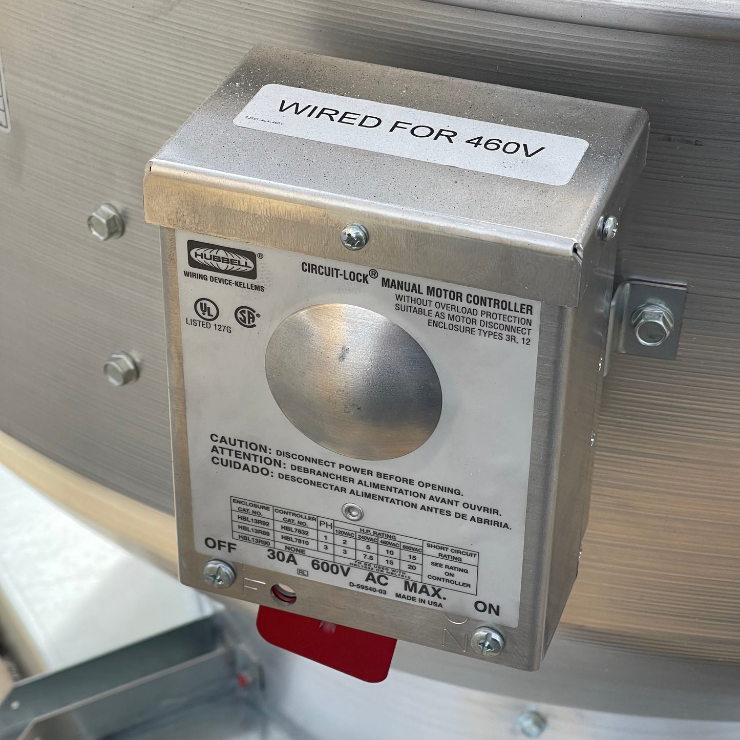 Z@ CANARM HVAC Belt Drive Upblast Exhauster ~140 lbs ALUMINUM ALX180UBT30100M