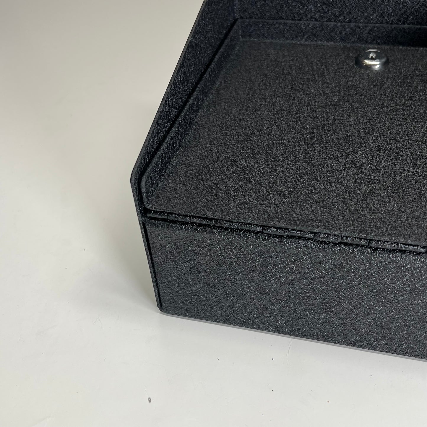 PEDESTAL PRO Square Steel Housing for Low Voltage Security 8" Black MC-CS-08-E