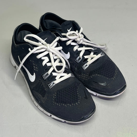 NIKE Free Tri Fit Cross Training Sneaker Women's Sz 7 Black/White (Pre-Owned)