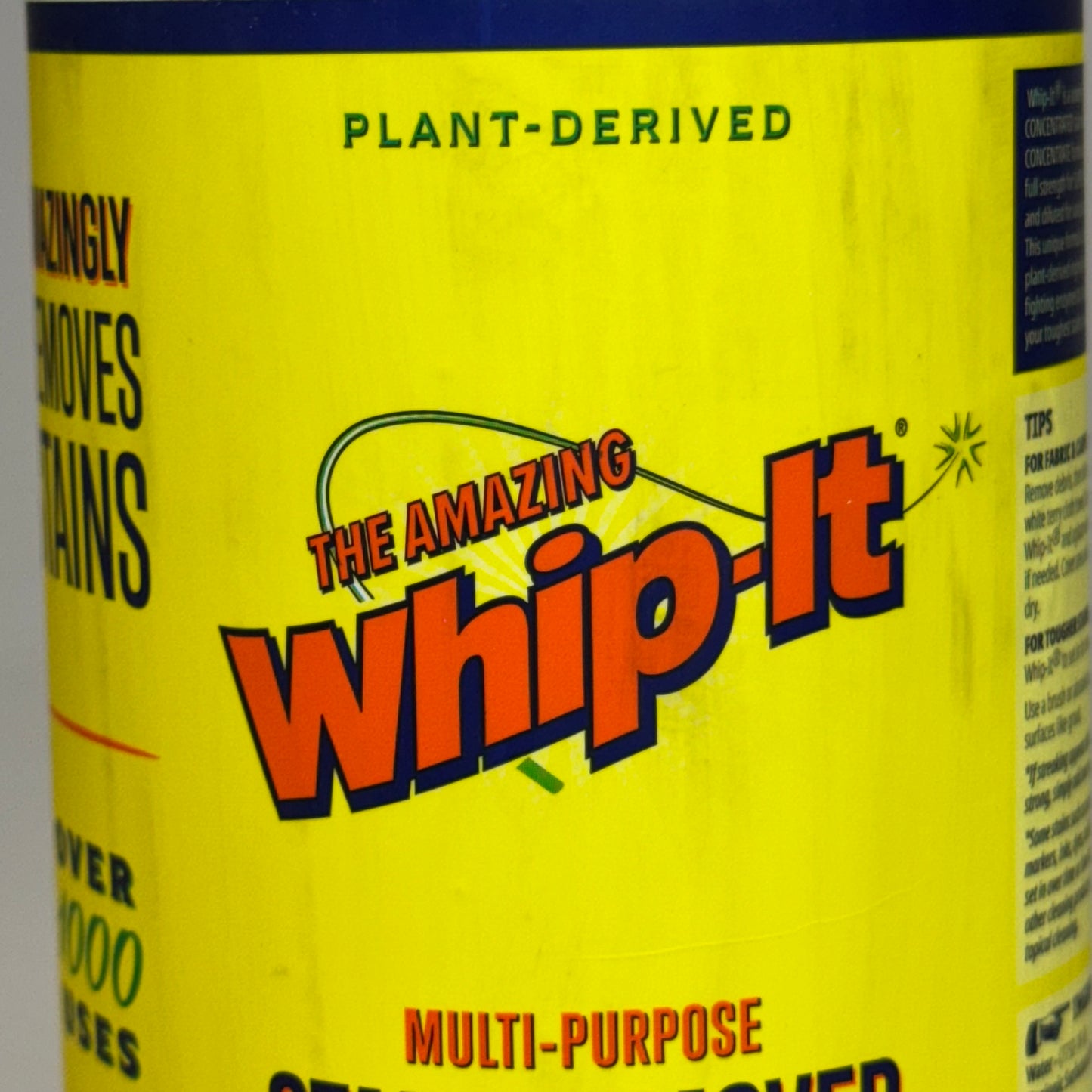 THE AMAZING WHIP-IT (2 Pack) Multi-Purpose Stain Remover Cleaner 32fl oz