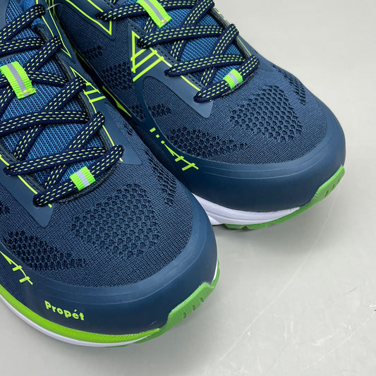 PROPET One LT Sneaker Ortholite Double Insole Mens Sz 8 XX(5E) Navy/Lime MAA022M