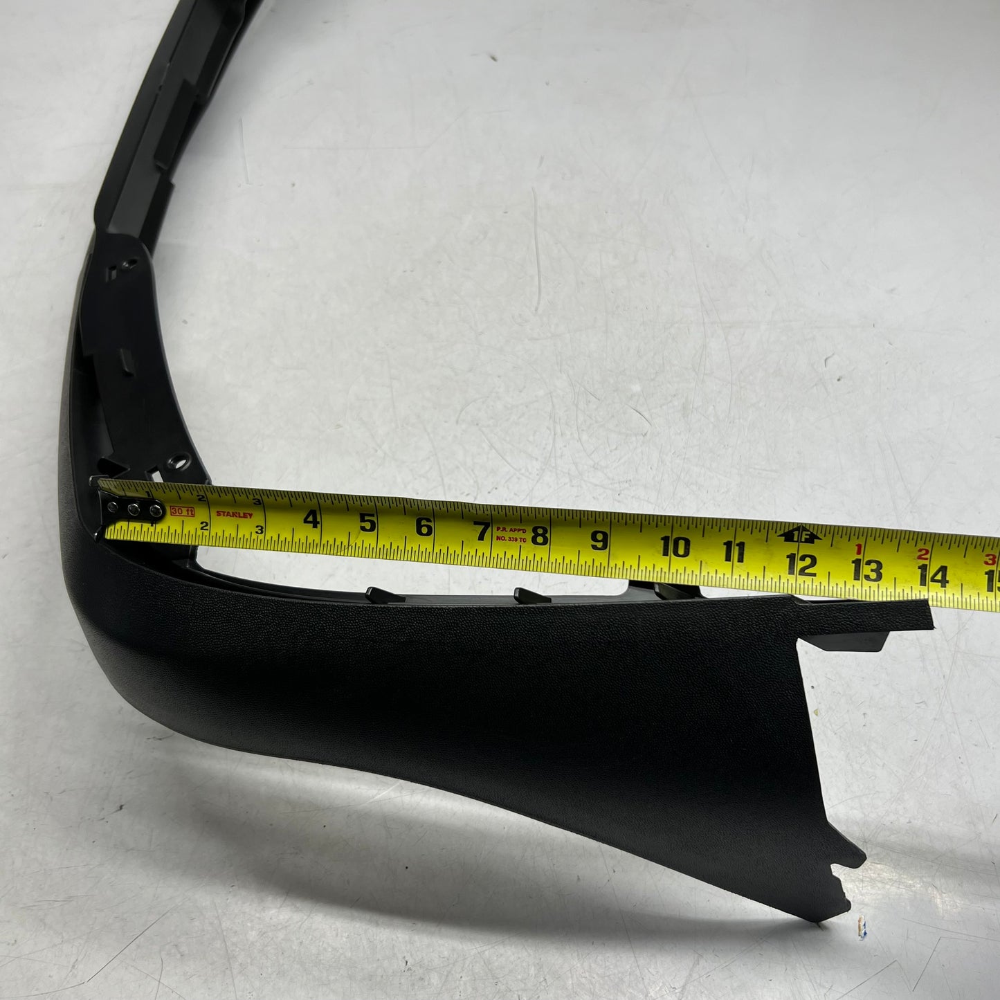 CLUB CAR Fascia Front 37"L x 14"W Black 47589917001