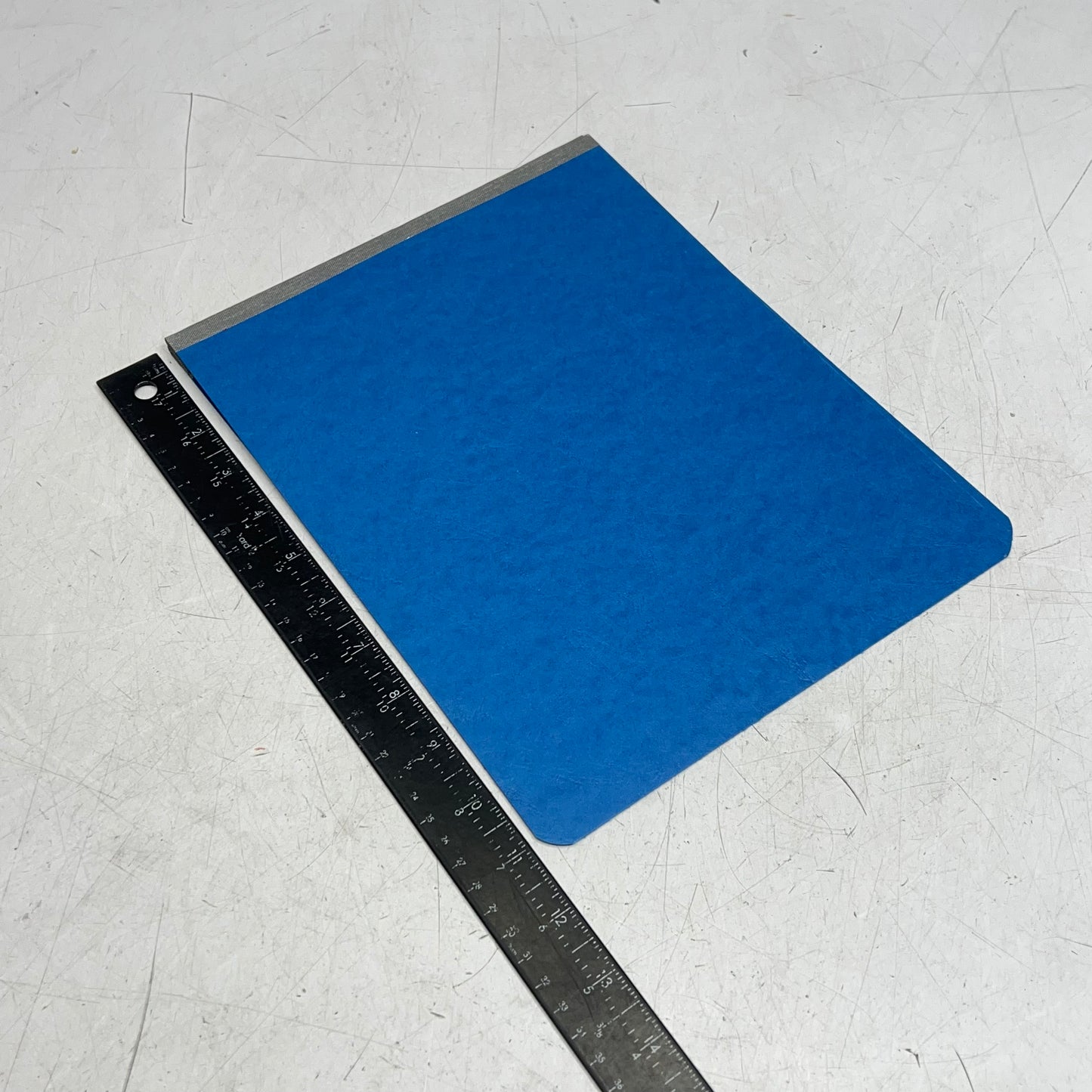 ACCO (25 PACK) Leather Embossed Presstex Report Covers  8.5" Top Blue A7017022