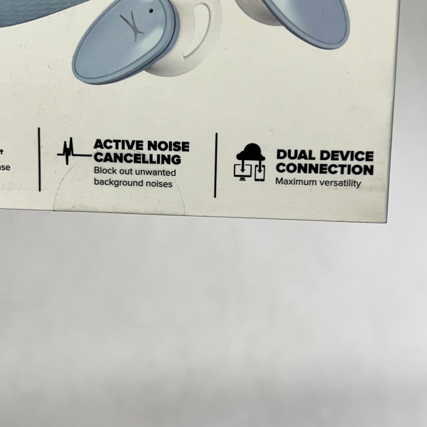 ALTEC LANSING Nanobuds Anc Headphones Noise Cancelling Icy Blue MZX5301-ICY