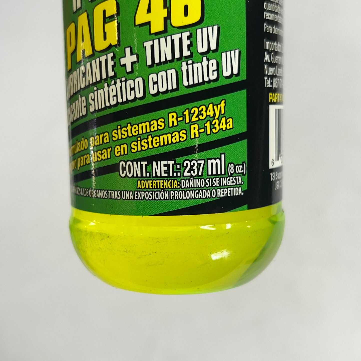 TSI SUPERCOOL (2 PACK) 1234yf Pag 46 Viscosity W/ Uv Dye 8oz Yellow 74327