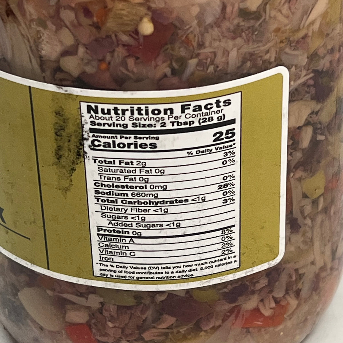 ZA@ GRANZELLA'S (2 PACK) Muffuletta Mix New Orleans Style in Glass Jar 20 oz BB 04/28