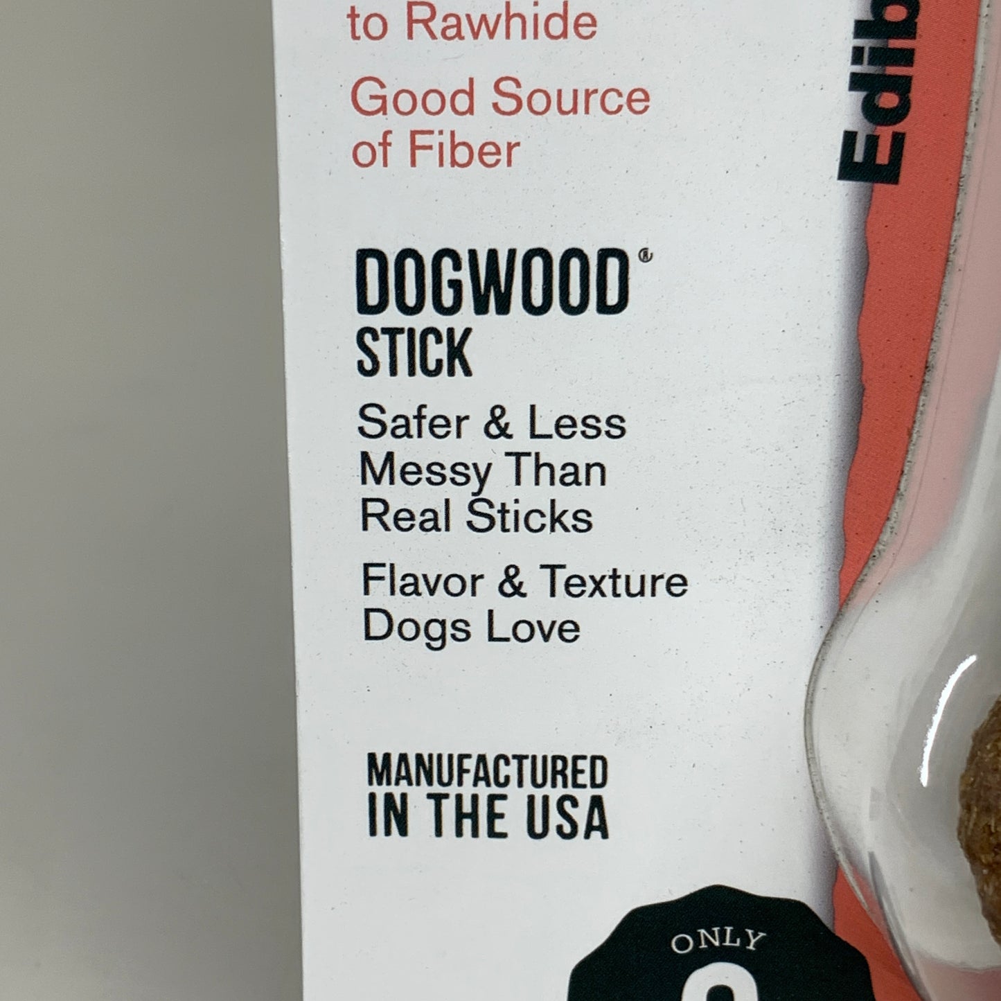 PETSTAGES (2 PACK) Bacon Dogwood Stick Snack N'Chew 2pk M 71035-WPPS-BL-V2