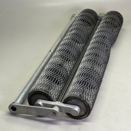 Z@ KRAFT TOOL CO. Double Concrete Roller Tamp 36" x 5" Rollers Steel CC952B