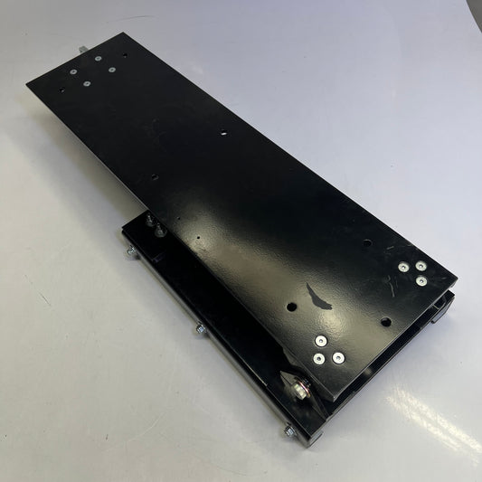 ZA@ Hydraulic Custom Tilting Trolley Mount W/ Extra Wheel 28 X 8 Black