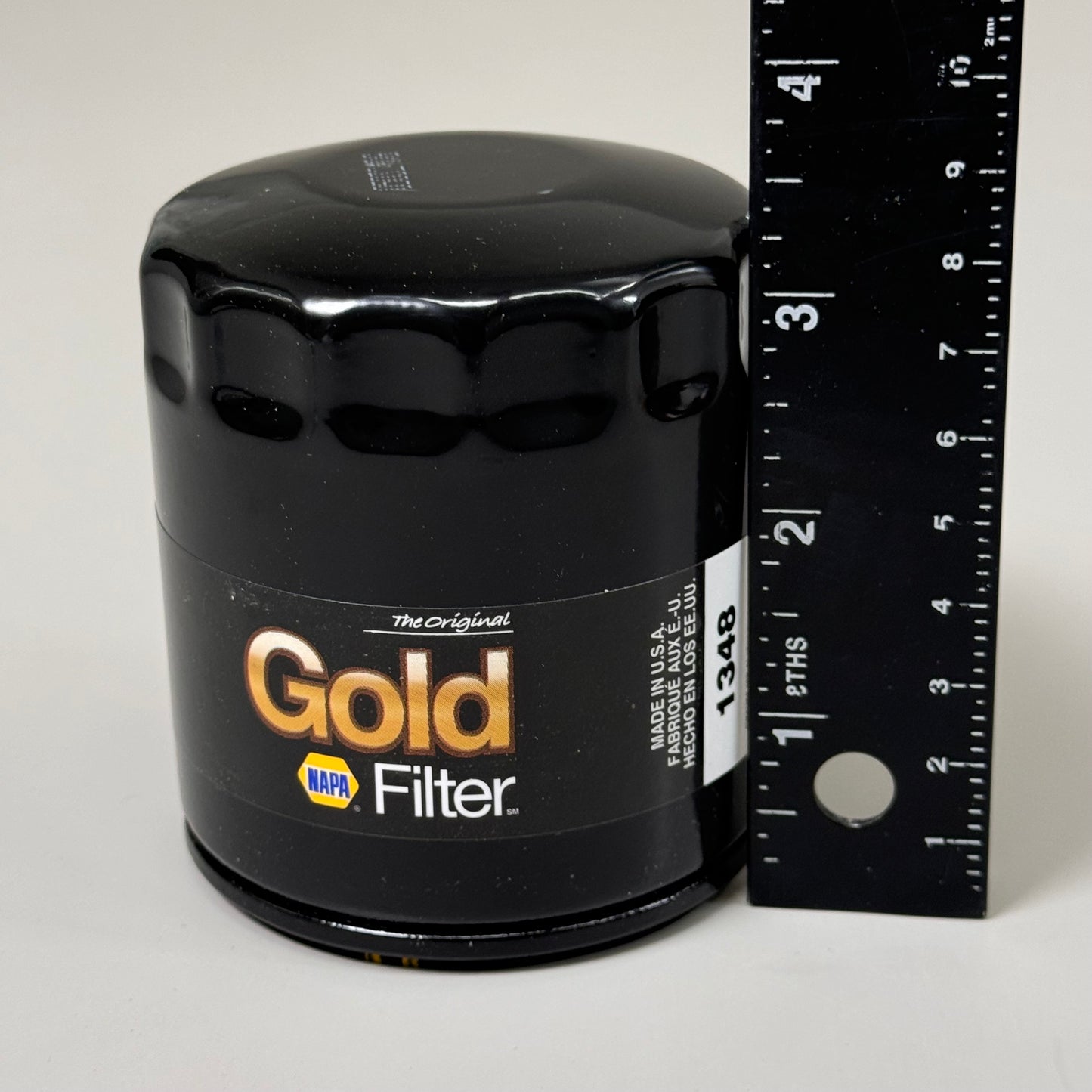 NAPA(2 PACK) The Original Gold Oil Filter Enhanced Cellulose 3/4"-16 Thread 1348