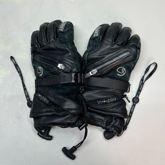 SWANY Gloves X-Cell Tri-Plex Insulation Leather Shield Men's Sz L Black (Used)