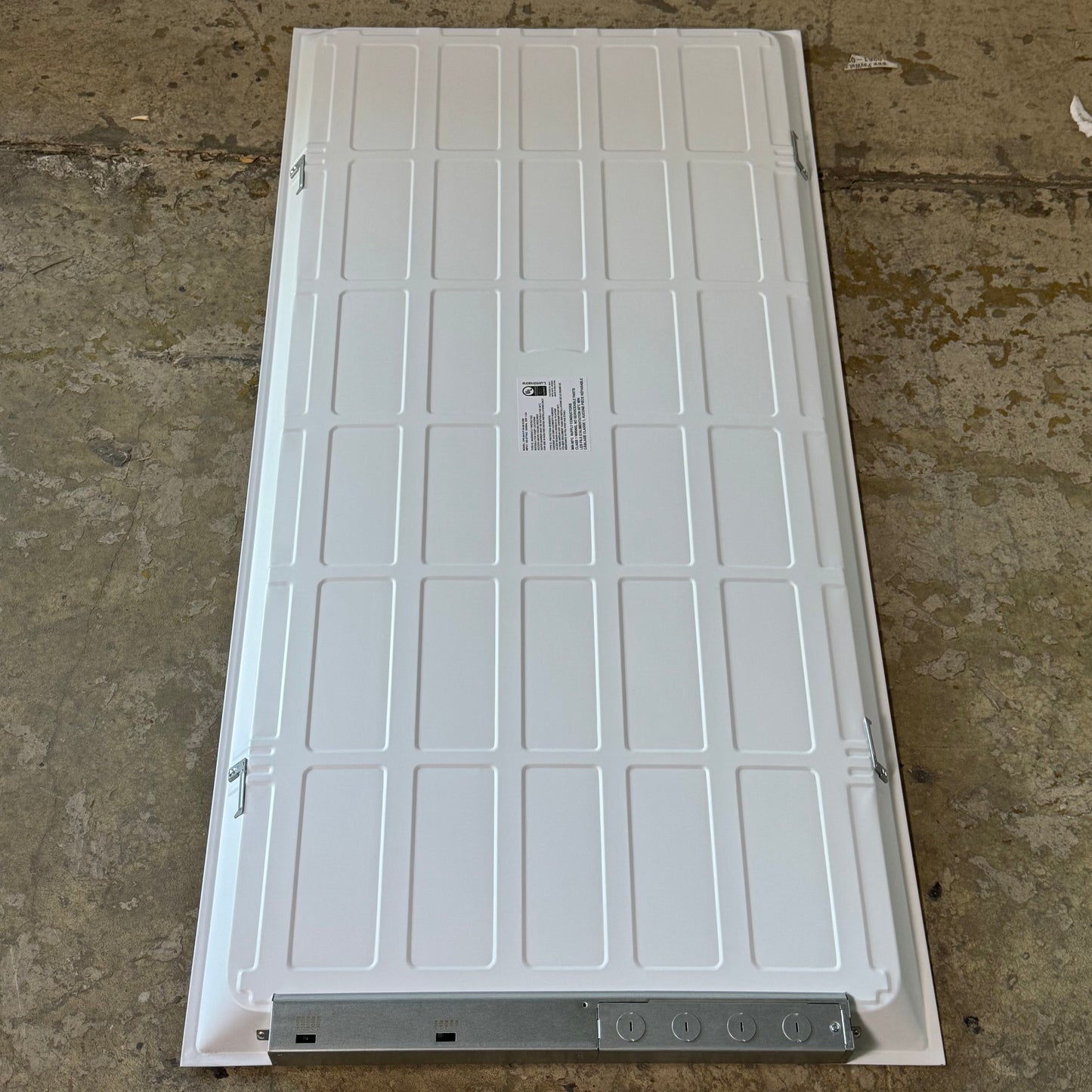 PEACHTREE (2 Pcs) Backlit LED Panel Ceiling Light Sz 49.02" x 3.34" x 25" White