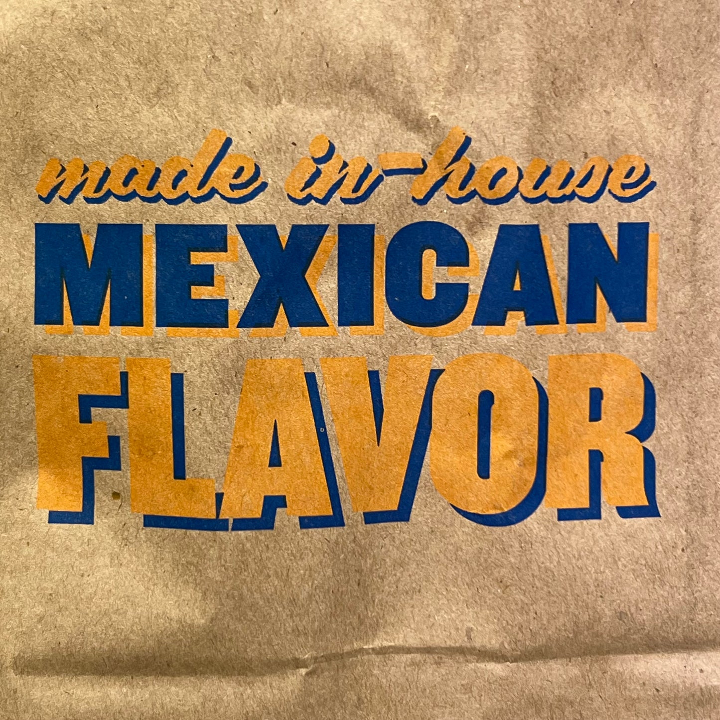 ZA@ MEXICAN FLAVOR (1000 Bags) Paper Bags SQ12-P (New Other, Distressed Box)