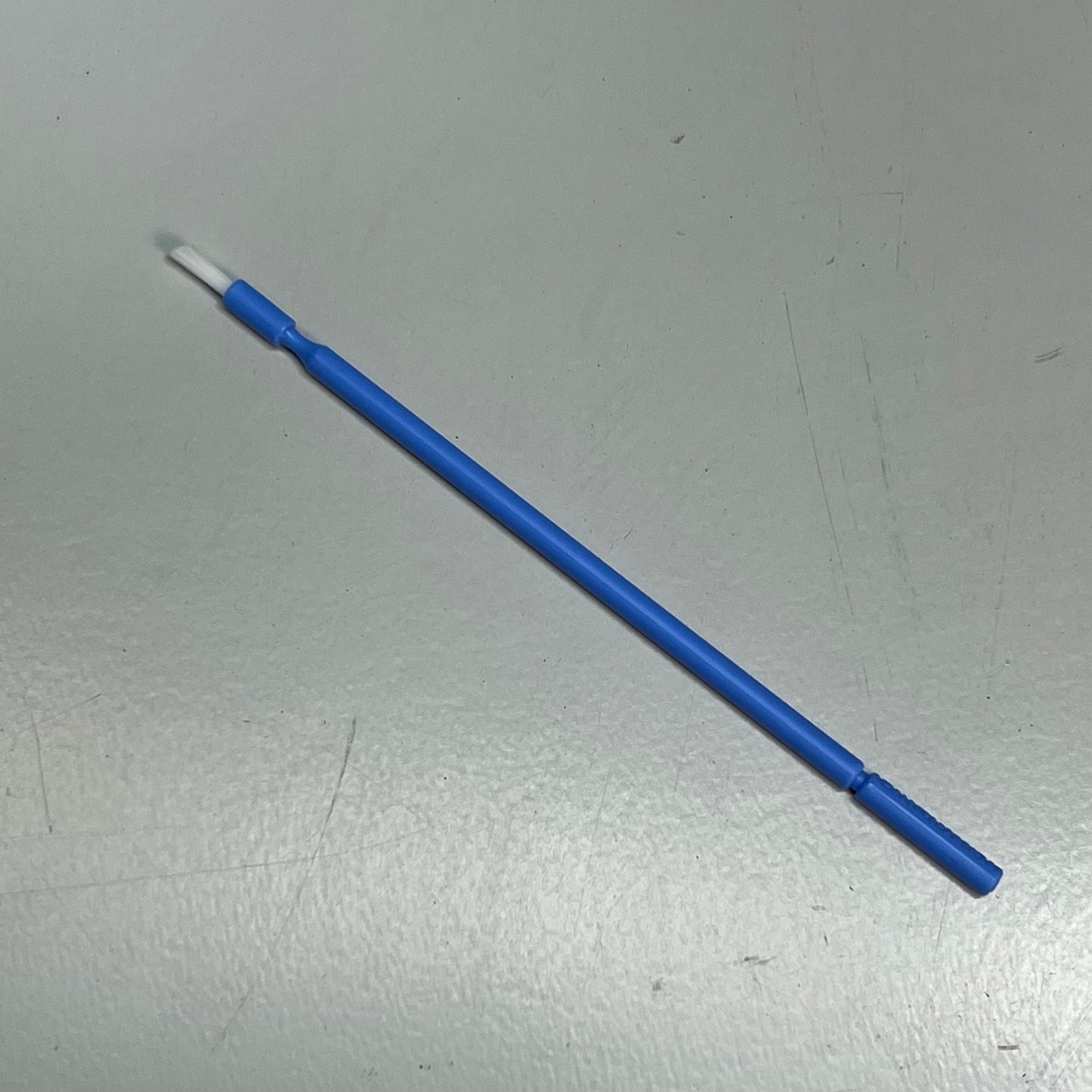 (SEE IMAGES- QUANTITY) Bristle Brush 200 Strands Short Neck Blue/White 290135