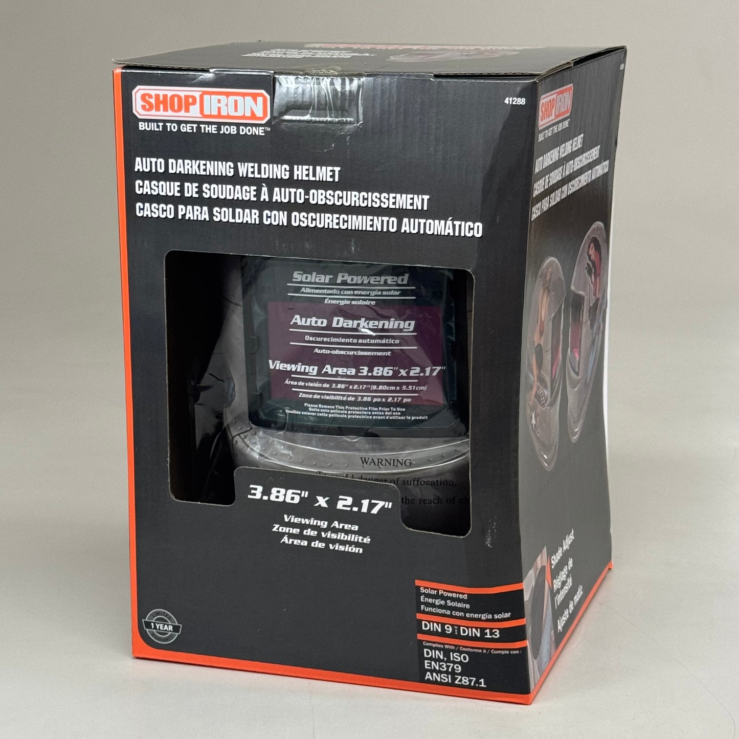 TITAN ShopIron Auto Darkening Welding Helmet 3.85x2.17" View Pin Up Girls 41288 (New Other)