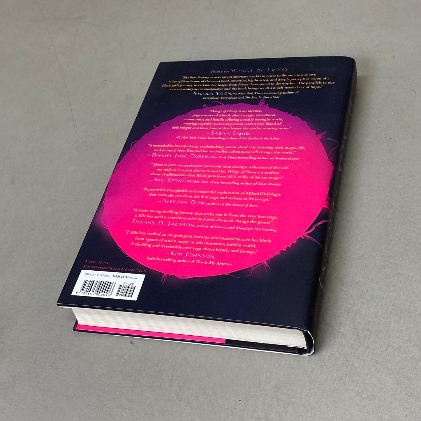 SIMON & SCHUSTER J. Elle; Wings Of Ebony Exclusive Edition 368 Pages