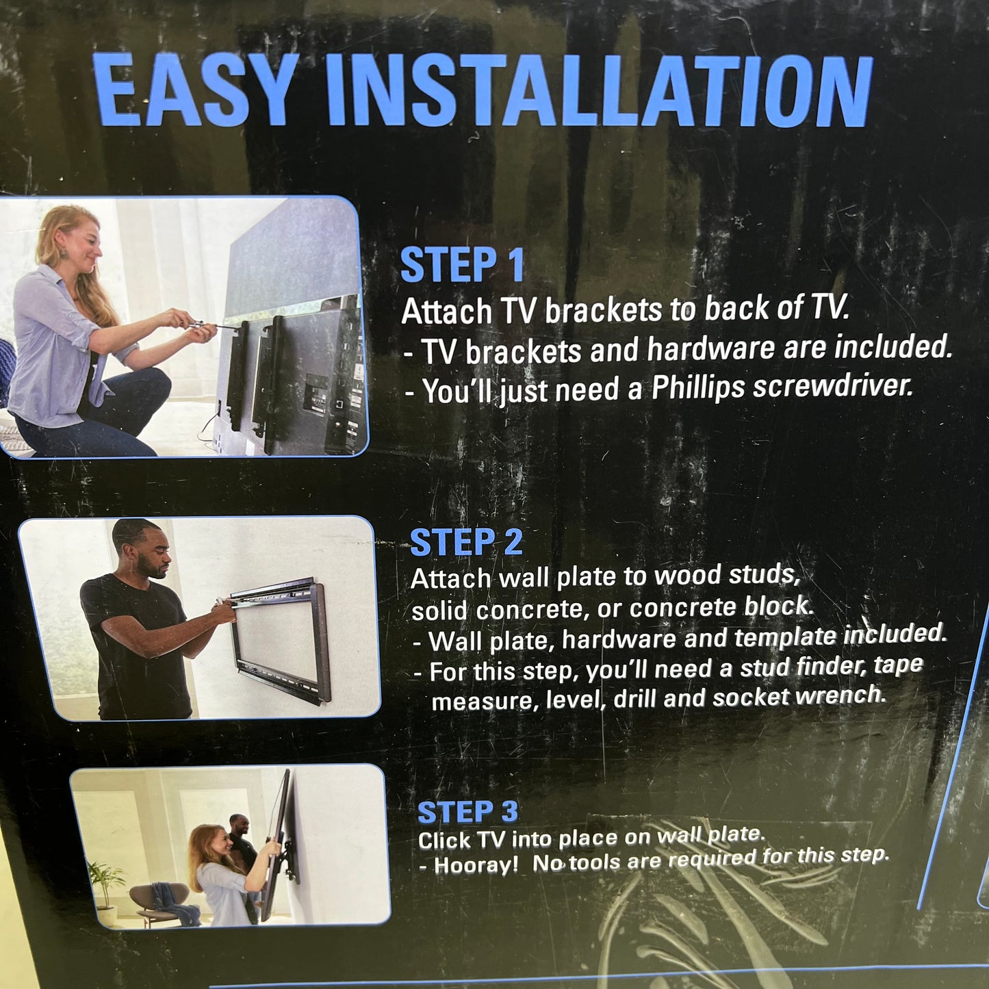 SANUS Advanced Tilt 4D TV Mount Extends 6.8" 42"-90" Up To 150lbs VLT7-B2